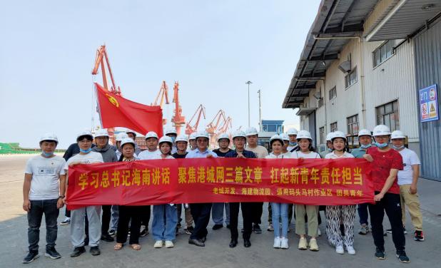 学习习近平总书记海南讲话 聚焦港城网三三篇文章 扛起新青年责任担当.jpg